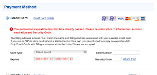 Check spelling or type a new query. Format The Expiration Date Fields Exactly The Same As The Physical Credit Card 90 Get It Wrong Articles Baymard Institute