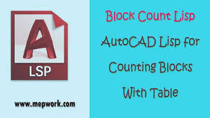Block Count Lisp Autocad Lisp For Counting Blocks With Table Autocad Lisp Blocks
