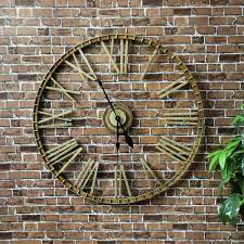 Extra large outdoor clocks, large outdoor clocks for walls, free standing outdoor clocks, target outdoor clocks, decorative outdoor clock and thermometer set, digital outdoor clock, hayneedle. Charles Bentley Extra Large Outdoor Wall Clock Bronze Garden From Beatsons Direct Uk