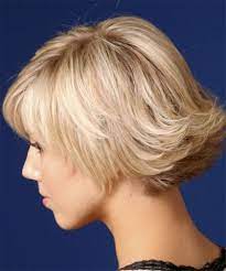 Chocolate brown layered hair with light highlights. Gallery Of Short Flicked Hairstyles Short Wavy Hair Hair Flip Hairstyle