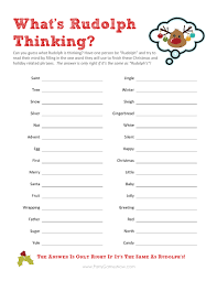 What S Rudolph Thinking Finish The Phrase Game Printable Christmas G Printable Bridal Shower Games Bridal Shower Games Free Printables Bridal Shower Games