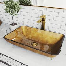 vigo rectangular copper glass bathroom