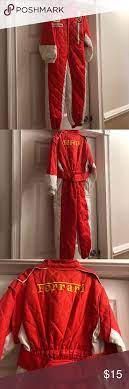 The luxury car company, which is planning to diversify its business as part of a new strategy, this weekend presented its first fashion collection via a show in the brand's hometown of maranello in italy. Child S Ferrari Race Car Driver Costume Race Car Driver Costume Race Cars Ferrari Costume