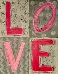 Love Painting Diy Painting Tutorial For Beginners Canvas Painting Diy Step By Step Painting Diy Painting