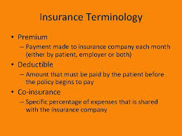 Basic insurance terminology and definitions about life, health, automobile and home insurance to help you understand basic concepts and buy the right insurance. Standard 4 Identify The Types And Defining Features