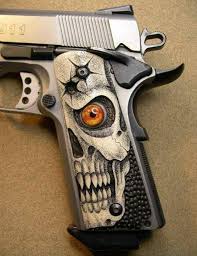 Since its inception, the m1911 has lent itself to easy customization. Custom 1911 Pistol Grips Http Www Rgrips Com I Airbrush And Would Like To Something Like This Badass Guns Cool Guns Guns
