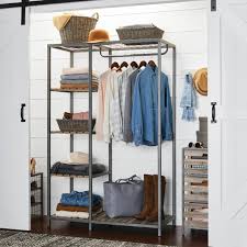 Affordable and search from millions of royalty free images, photos and vectors. Better Homes Gardens Farmhouse Grey Wood And Metal Garment Rack Walmart Com Walmart Com