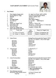Apakah biodata yang anda buat untuk pacar tercinta? 8 Contoh Curriculum Vitae Atau Biodata Diri Daftar Riwayat Hidup File Word