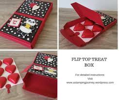 Lots To Love Valentine Flip Top Box Diy Gifts Valentine S Day Box Cards Tutorial Treat Boxes