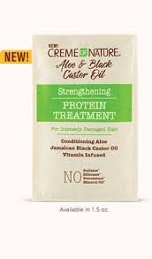 Castor oil nourishes dry scalp, reduces hair loss, promotes healthy and fast hair growth, and moisturizes dry, damaged hair. Protein Treatment Creme Of Nature