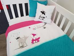 Douillette Bambi Renard Rose Fait A La Main Lavable Toddler Bed Bed Home Decor