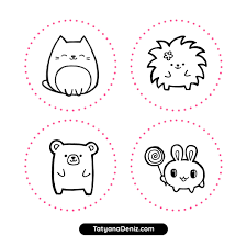 I'll draw a small thumbnail to represent each scene. How To Draw Kawaii Animals 4 Easy Step By Step Tutorials