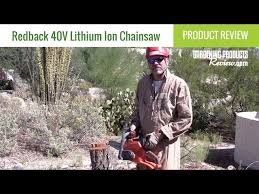 Redback 40V 12” Li-Ion Cordless Chainsaw (106068) Review