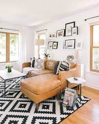 A pink sofa would have had a similar effect. Hex Side Table Antique Brass Living Decor Living Room Designs Apartment Decor
