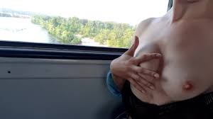 Naked Girl having Fun on the Train - Pornhub.com