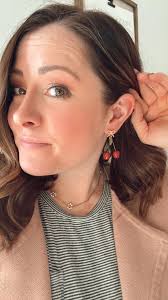 Cherry Dangles/valentine Earrings/summer Earrings/fruit Earrings/bow  Earrings