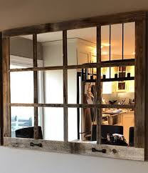 Shop our window pane mirror selection from the world's finest dealers on 1stdibs. 46x 36 Farmhouse Wall Decor Window Mirror Rustic Etsy