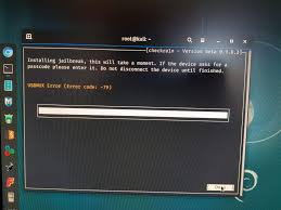 Hello I Have Iphone 6 Ios 12 4 4 I Tried To Install Jailbreak My Phone But Error How To Solve This Error 79 Thanks For Reading Checkra1n