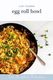 Low Fodmap Egg Roll Bowls Recette En 2020