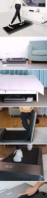 Best fold flat treadmill for under bed : The Folding Treadmill That Fits Under Your Sofa Tech Innovation Useful Life Hacks Design