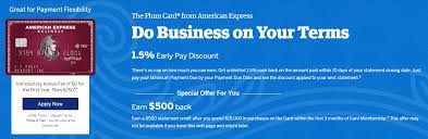 To start with, the card offers insurance that will cover eligible rental cars against damage or theft. Expired American Express Plum Card 500 Bonus After 15 000 In Spend Doctor Of Credit