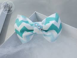 Hair Bow Blue And White Chevron Hair Bow Bows By Varietycouture 4 99 Hair Bows Bow Hair Accessories Cute Bows