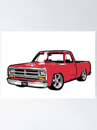 Image result for Graphic Red 1986 Dodge Truck