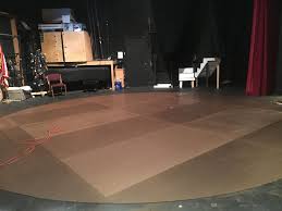 Laid Down A Masonite Floor In A Circle To Give The Spinning Set A Smoother Roll The Pajama Game Masonite Flooring