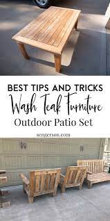 How To Pressure Wash Teak Outdoor Patio Furniture Best Tips And Tricks Teak Outdoor Teak Outdoor Furniture Backyard Furniture