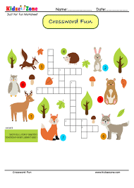 Check spelling or type a new query. Animal Crossword Puzzle 22 Kidzezone