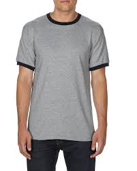 8600 Gildan Dryblend 5 5 Oz Yd Adult Ringer T Shirt