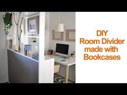 How To Make A Temporary Room Divider With Ikea Billy Bookcases Season 2 Ep 11 Small Room Divider Temporary Room Dividers Modern Room Divider
