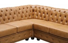 Braun farm tables and furniture, inc. Chesterfield Ecksofa L Form Hocker Bettsofa Lederlook Industrie Cognac Braun Ebay
