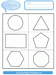 Free, printable coloring pages for adults that are not only fun but extremely relaxing. Free Printable Shapes Worksheets For Kindergarten Coloring Pages Printable Com