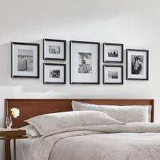 Icon Black Frame Gallery Set Of 7 Reviews Crate And Barrel Gallery Wall Bedroom Frames On Wall Living Room Wall