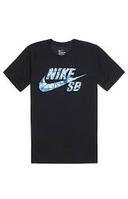 Black And Blue Nike T Shirt Nike Sb Dri Fit Print Fill T Shirt Mens Tee Black Mens Tees Mens Shirts T Shirt
