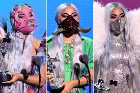 Not even a pandemic was going to stop lady gaga from serving up some seriously iconic looks at the 2020 mtv vmas. A Guide To Everything Lady Gaga Wore On Her Face At The 2020 Mtv Vmas People Com