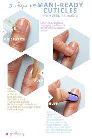 The Great Cuticle Debate Is It Better To Trim Or Push Next Time Your Manicurist Asks You Which One You Prefer You Ll Be R Nail Care Tips Nail Care Cuticle
