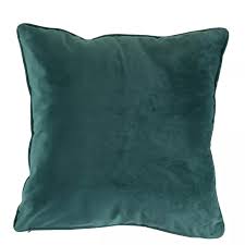 Articles similaires à coussin décoratif tassel tricot rose/housse de coussin coquille coussin de. Housse De Coussin En Velours Vert Emeraude Gifi