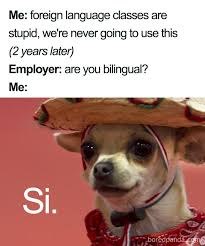 You want me to come? 30 Funniest Memes About Spanish Language For People That Tried Learning It Bored Panda