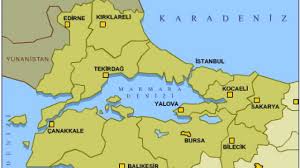 Resmi büyütmek için resme tıklayınız. Marmara Bolge Haritasi Marmara Bolgesi Uydu Harita