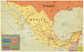 It is at the north end of what is known as the yucatán peninsula. Map Of Mexico Cancun Riviera Maya And Mexico City Arminas Travel Mejore Playas De Mejore Playas De