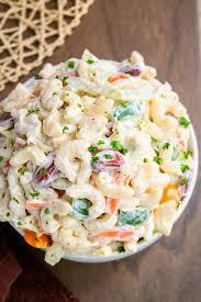 The Best Classic Old Fashioned Quick And Easy Macaroni Salad Recipe Homemade With Simple Ingredients Best Macaroni Salad Easy Macaroni Salad Macaroni Salad