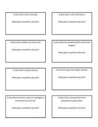 What Genre Quiz Quiz Trade Or Scoot Cards Realistic Fiction Traditional Literature Quiz