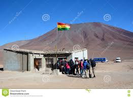 This is 80km north of the border at an elevation over 5000m. Tourists At Hito Cajon Border Between Chile And Bolivia Andes Editorial Photo Image Of Bolivian Desert 81081406