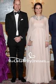 Kate middleton, die am 29. Kate Middleton Perlen Prinzessin Kleid Abendessen Am Royal Palace To Norway Thecelebritydresses