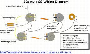 Wiring diagram a wiring diagram shows, as closely as possible, the actual location of all wiring diagram. How To Wire An Sg Six String Supplies
