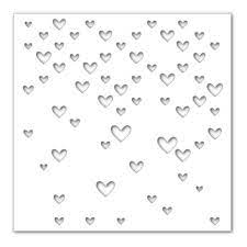 Simon Says Stamp Stencil Large Falling Hearts Ssst121390 Hey Love Simon Says Ink Pads Stencils