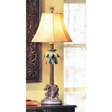 See Hear Speak No Evil Monkeys Under Palm Tree Desk Table Lamp Table Lamp Beach Themed Lamps Tree Lamp