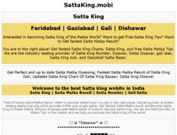 Satta King Mobi Index At Top Accessify Com